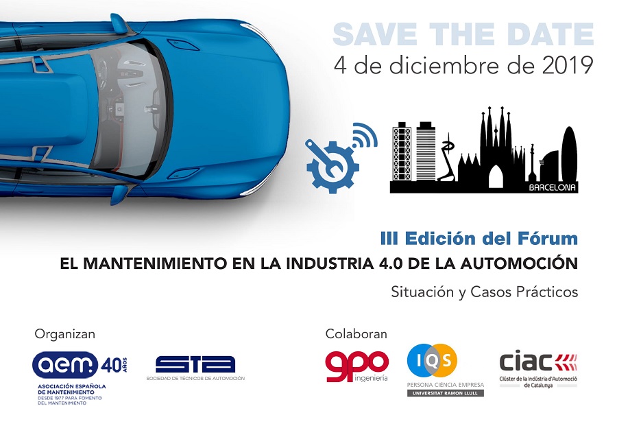 III Foro «El mantenimiento en la industria 4.0 de la automoción»